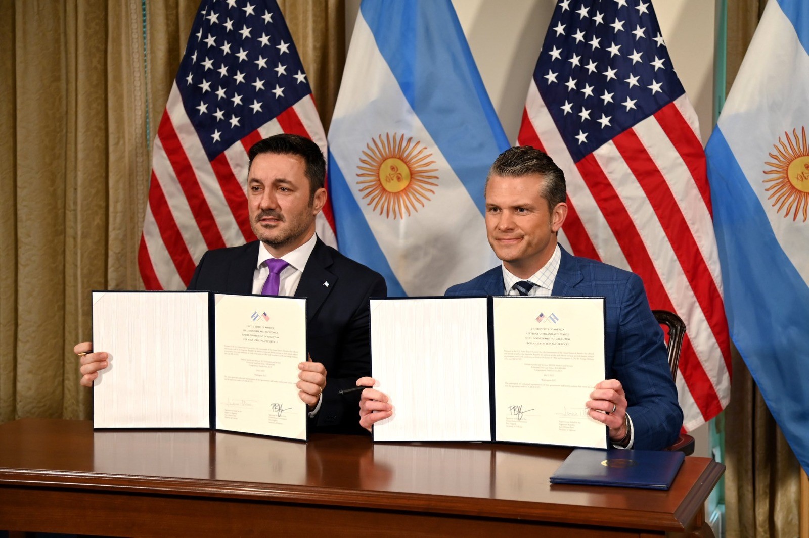 Acuerdo entre Argentina y EE.UU. para modernizar las Fuerzas Armadas