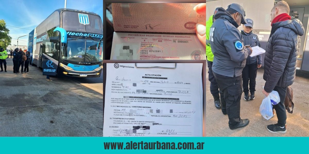 Controles migratorios: detectan un ruso con los permisos vencidos