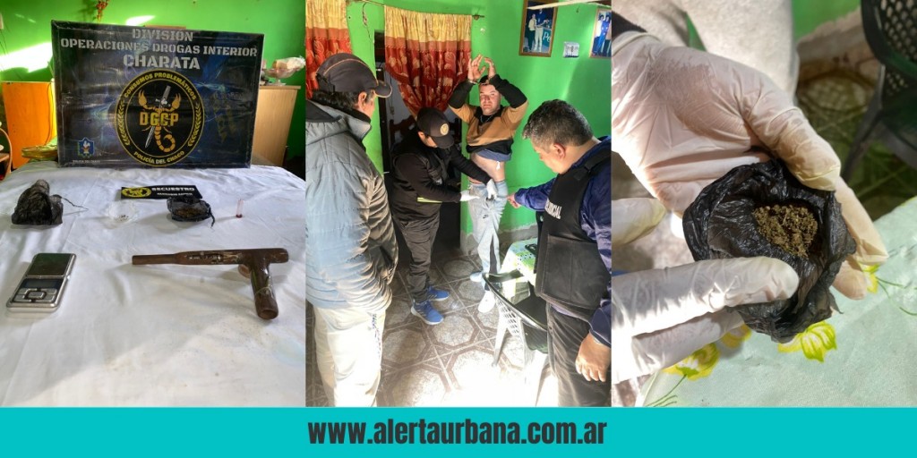 Hermoso Campo: detenido con drogas y armas caseras