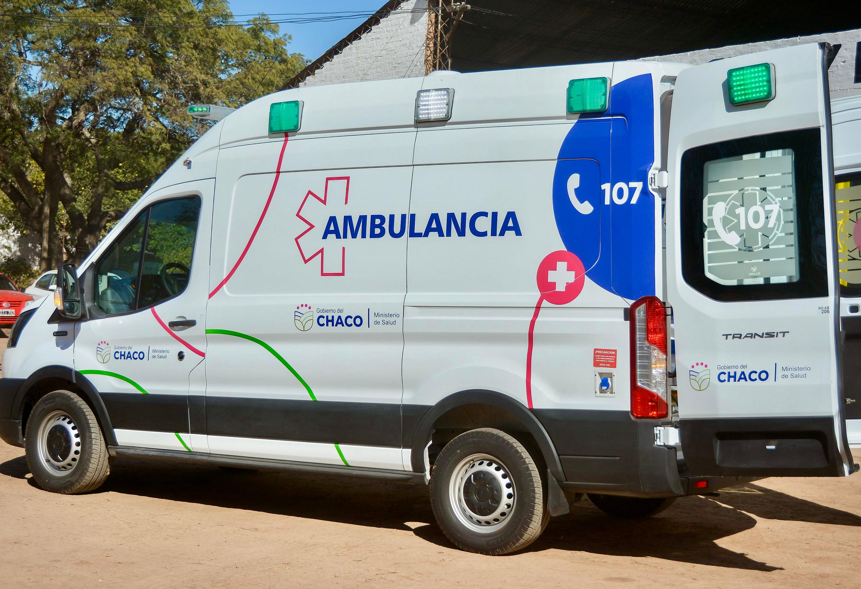 Zdero entregó una ambulancia de alta tecnología en Presidencia Roca