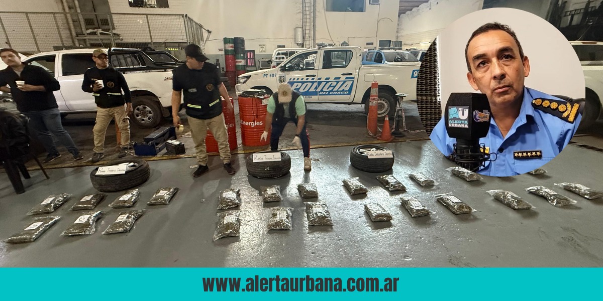 Secuestro de 27 kilos de marihuana: “La Policía del Chaco sigue marcando el rumbo”, aseguró Romero