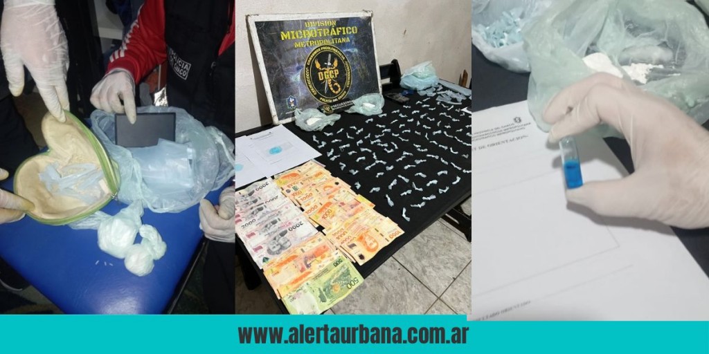 Secuestraron cocaína y detienen a un joven en golpe al narcomenudeo