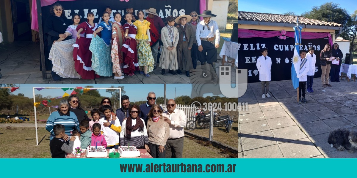 El municipio de Cote Lai acompañó el aniversario de la Escuela 636 