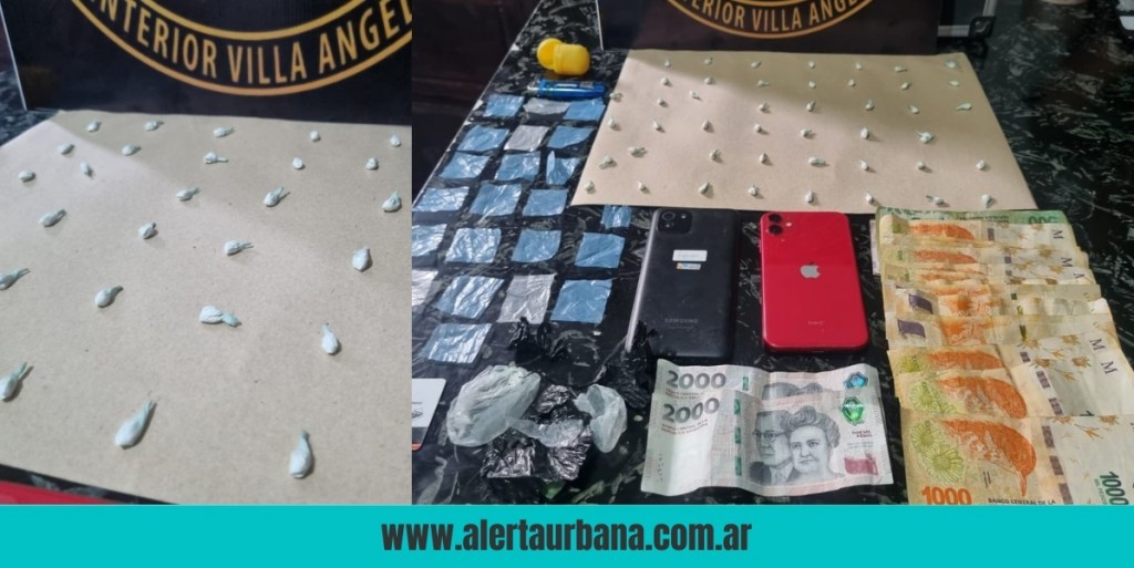 Golpe al narcomenudeo en Villa Ángela con detenidos y secuestro de cocaína