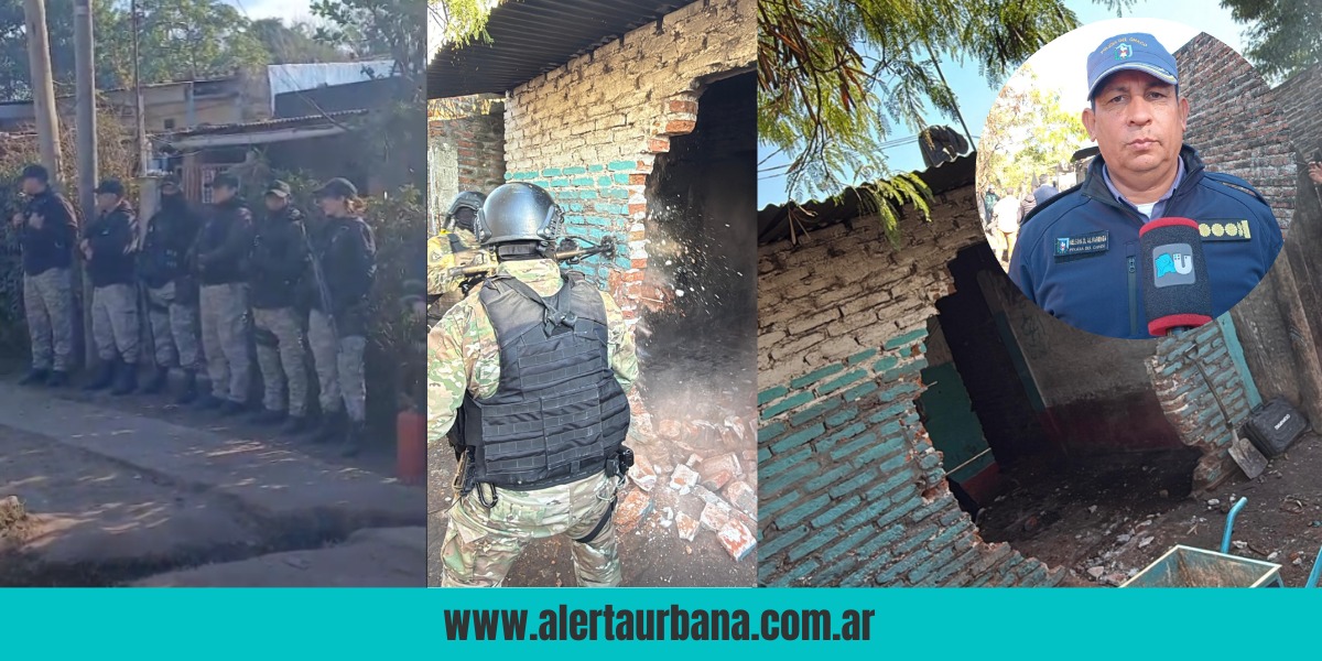 “Los vecinos están contentos”: La Policía del Chaco erradicó “el pasillo de la muerte” en Villa Prosperidad