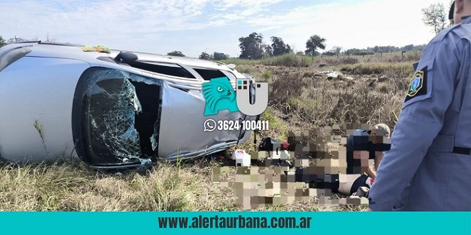 Accidente rutero en Machagai: una mujer murió y hay varios heridos 