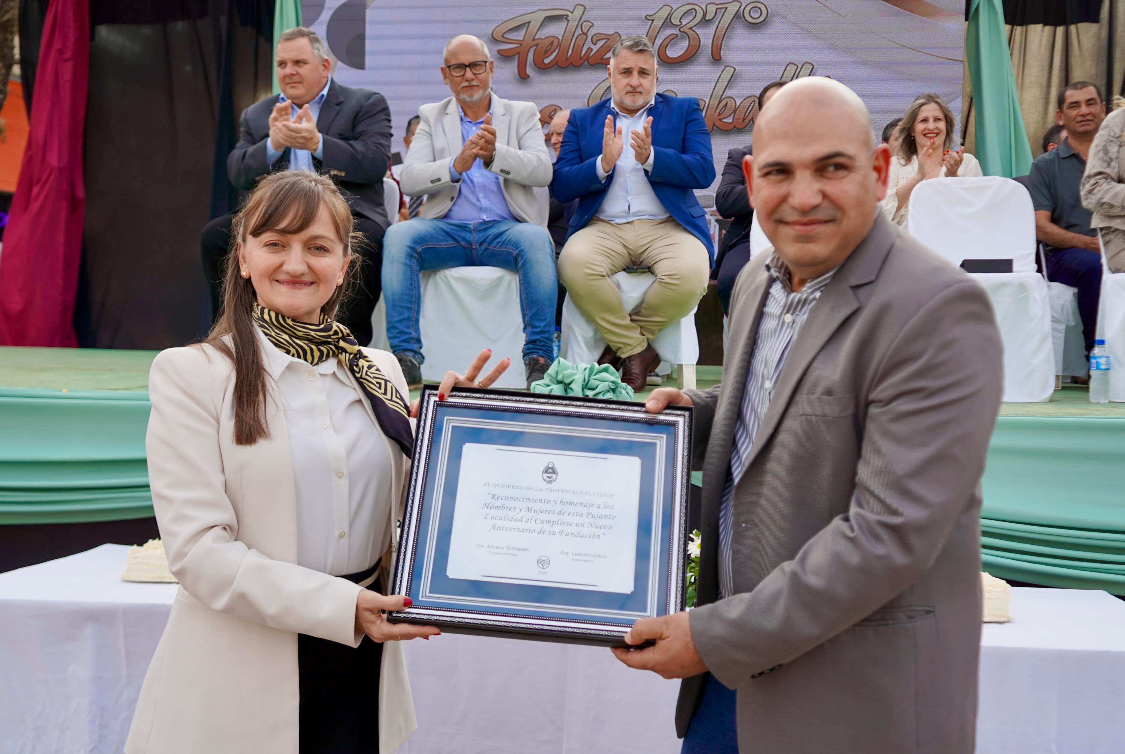 Makallé celebró su 137° aniversario con obras, entrega de viviendas y presencia oficial