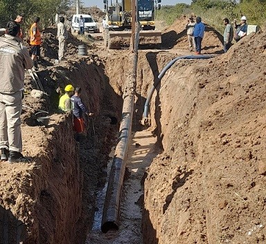 Sameep finalizó la reparación del acueducto Colonia Benítez - Margarita Belén