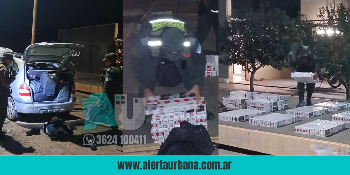 Gendarmería decomisó 3.450 atados de cigarrillos de contrabando en la ruta 89