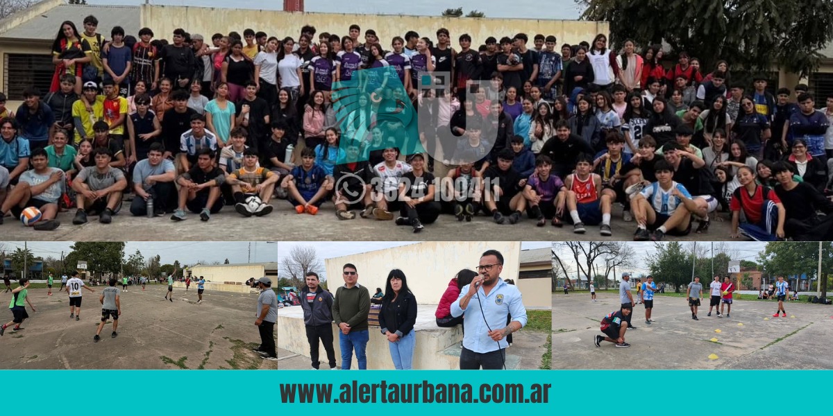 El municipio de Makallé acompañó una nueva Jornada Deportiva Intercolegial