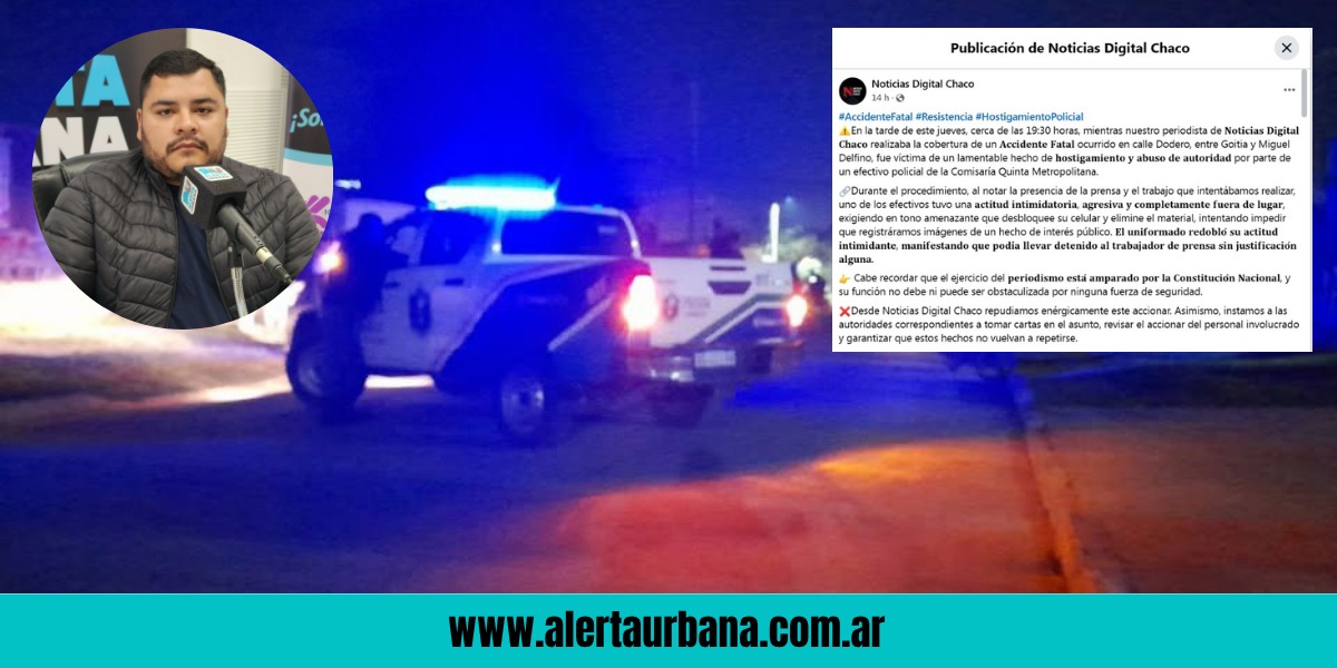 “Libertad para el trabajo de la prensa”: el reclamo del periodista amenazado durante un procedimiento policial