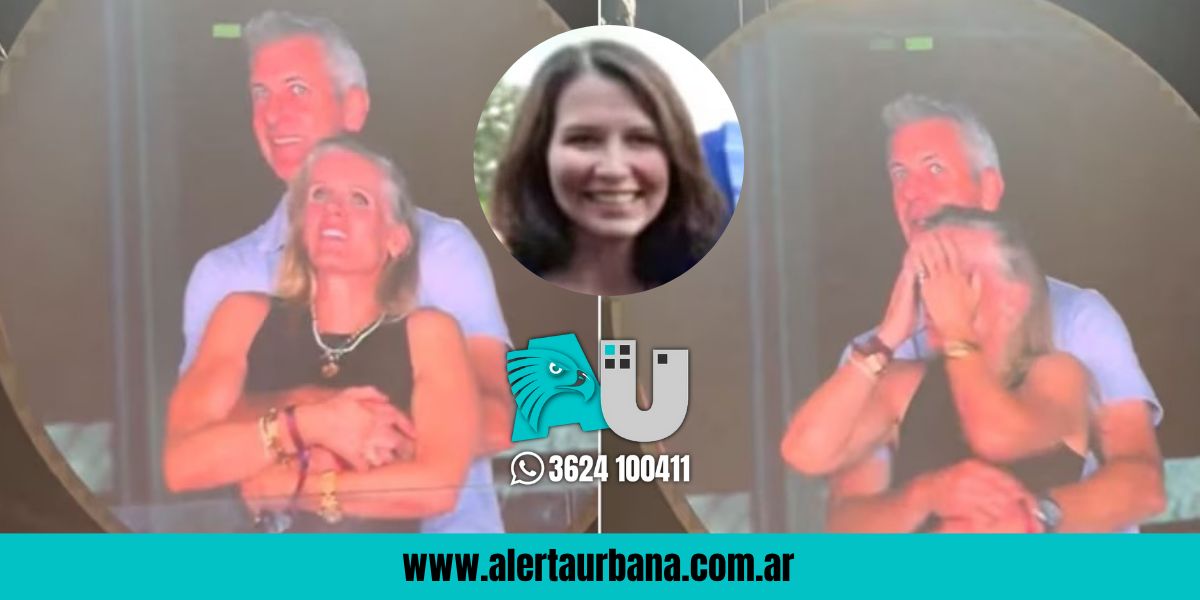 Gorreada en vivo en concierto de Coldplay: la contundente reacción de la mujer del empresario infiel
