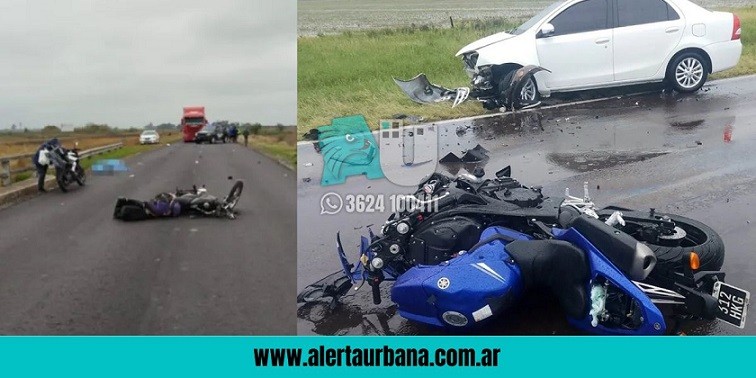 Un motociclista chaqueño murió al chocar con una camioneta 