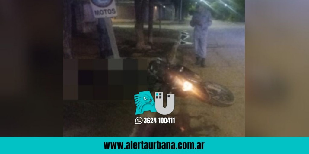 Sáenz Peña: Un hombre falleció al caer de su moto