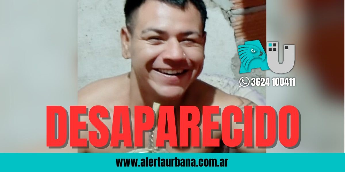  Resistencia: buscan a Axel Cárdenas, del que nada se sabe hace casi cuatro meses