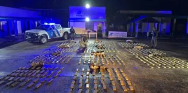 Corrientes: incautan más de 400 kilos de marihuana a la orilla del río