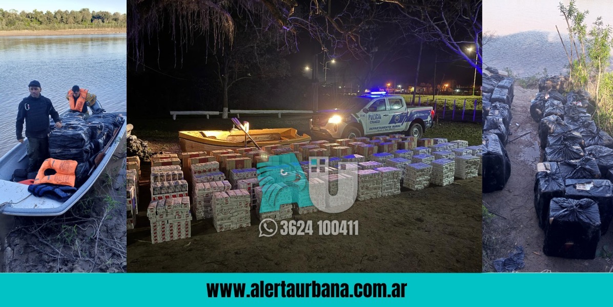 Presidencia Roca: incautan cargamento de cigarrillos valuado en $50 millones 