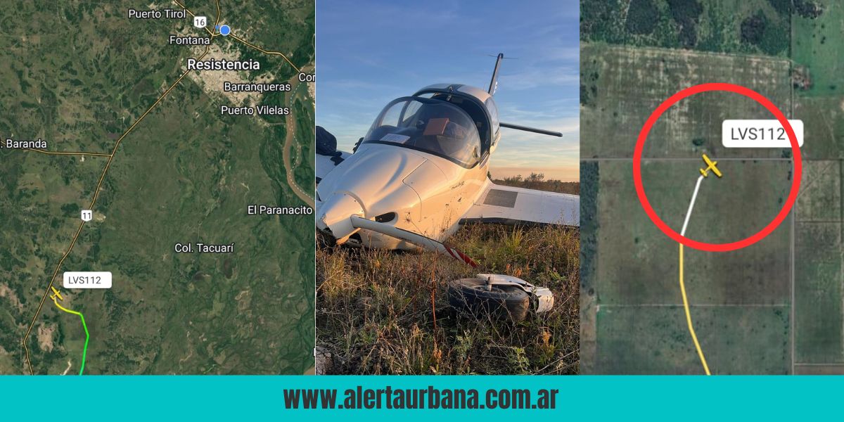 Este es el lugar exacto en que cayó la avioneta piloteada por un colombiano y un peruano