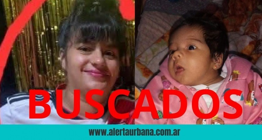 Una joven y su beba están desaparecidas desde la mañana en Resistencia