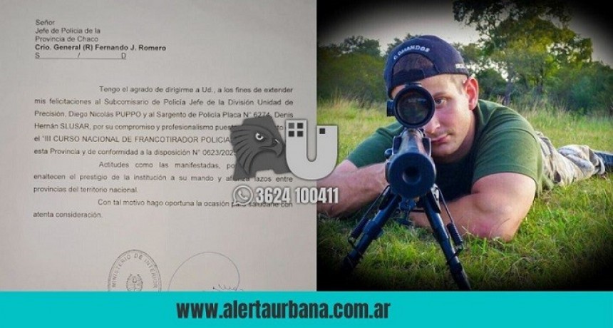 Dos chaqueños fueron reconocidos en un curso nacional de francotiradores