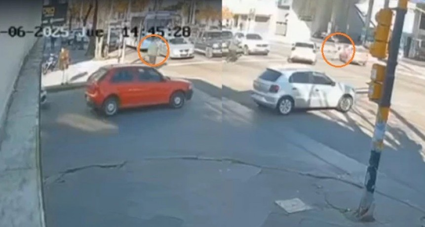 Crueldad al volante: una mujer atropelló a un hombre de 82 años y se fugó