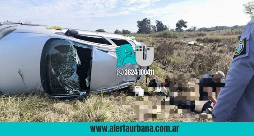 Accidente rutero en Machagai: una mujer murió y hay varios heridos 