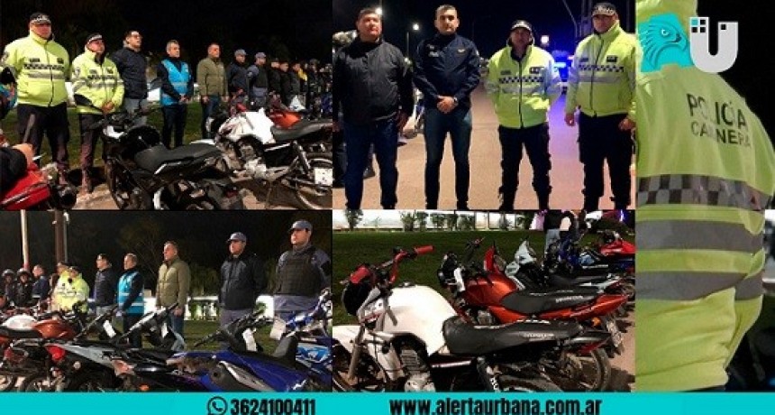 Resistencia: Cuarenta motos fueron a parar al corralón después de un operativo antiwileros
