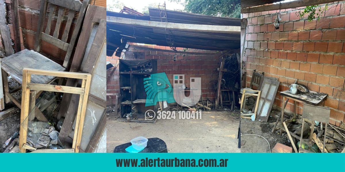 Una niña se intoxicó con humo en el incendio de su vivienda en Barranqueras