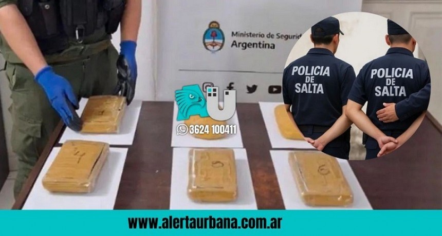 Salta: Iban a incinerar cocaína y la habían reemplazado por plastilina: hay tres policías suspendidos 