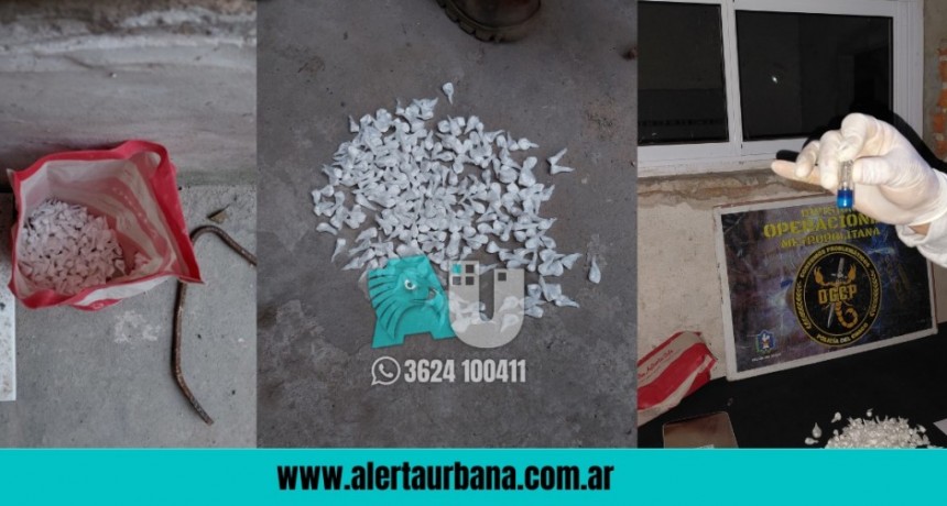 Certero golpe antinarco en Barranqueras con el secuestro de 232 bochitas de cocaína
