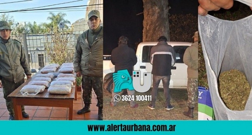 Corrientes: Nervios delatores y con 13 kilos de marihuana