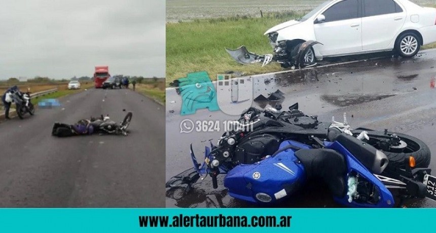 Un motociclista chaqueño murió al chocar con una camioneta 