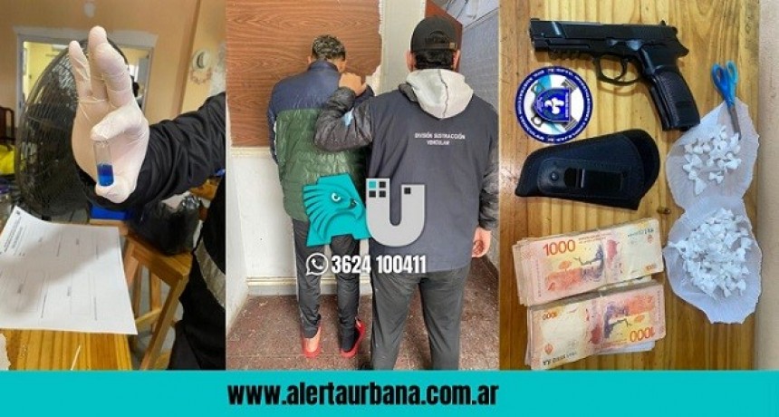 Resistencia: Por un robo de moto detuvieron a dos implicados y con droga 