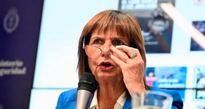 “Kicillof odia a los policías, está del lado de los delincuentes”, acusó Bullrich