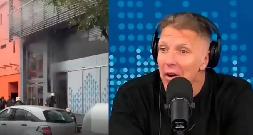 Alejandro Fantino habló del principio de incendio en su estudio de streaming
