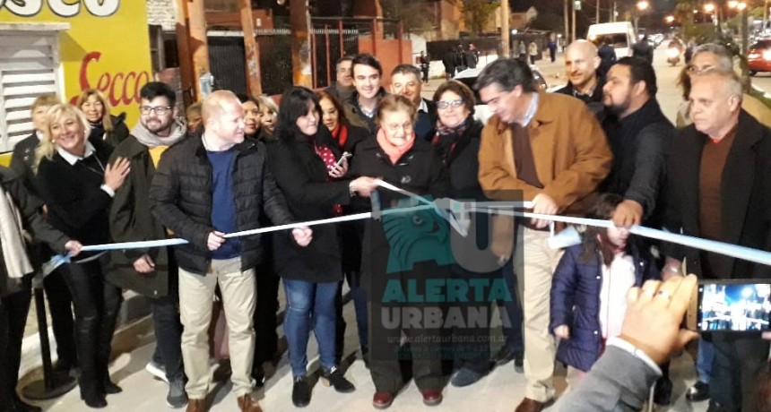 Capitanich inauguró rapavimentación de Av. Soldado Aguilera en el Bº Güiraldes