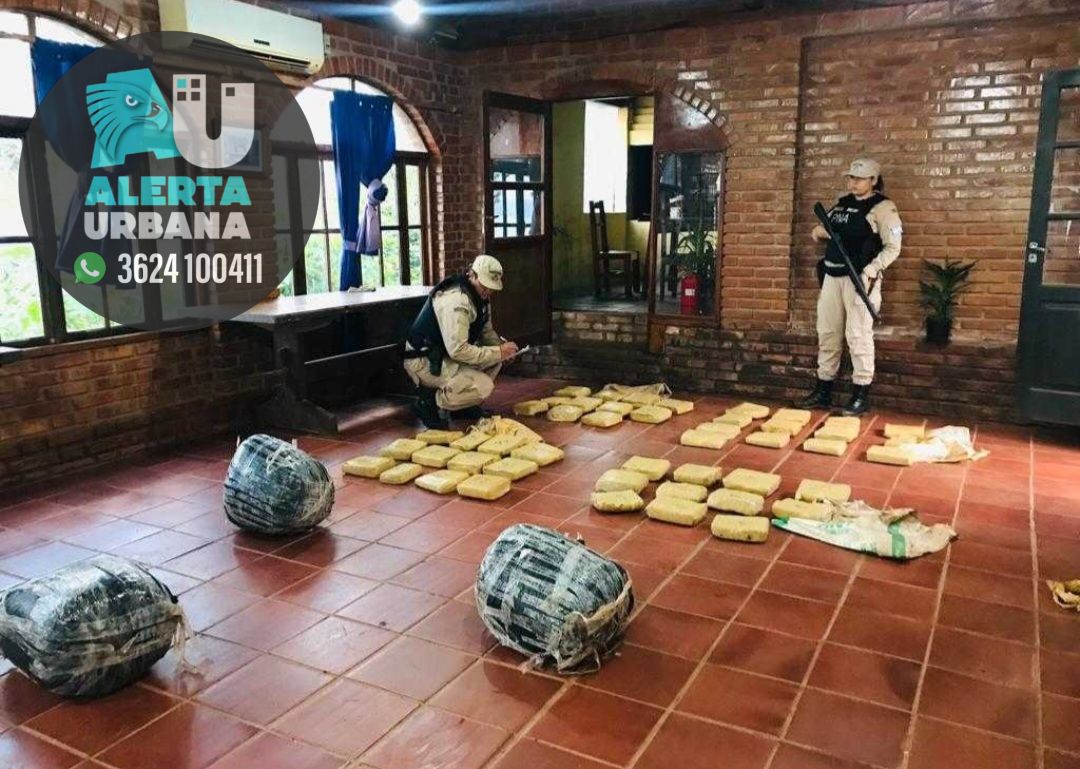 Prefectura Naval Argentina secuestró más de 130 kilos de marihuana en Misiones