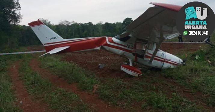 Tensión en Misiones: se estrelló una avioneta 