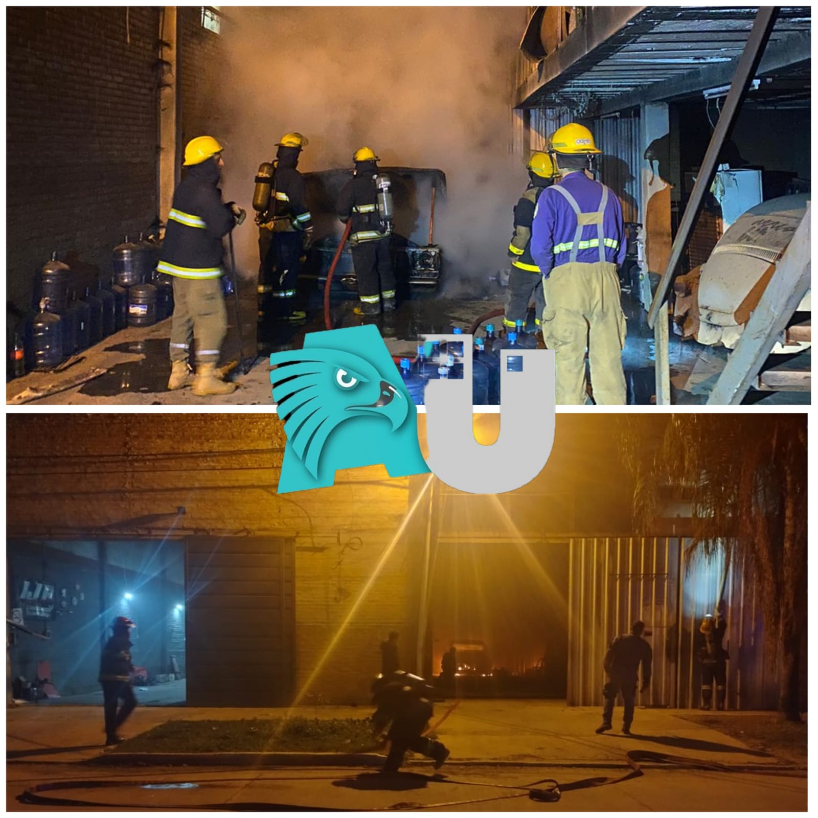 Se incendió camioneta en un galpón de Resistencia 