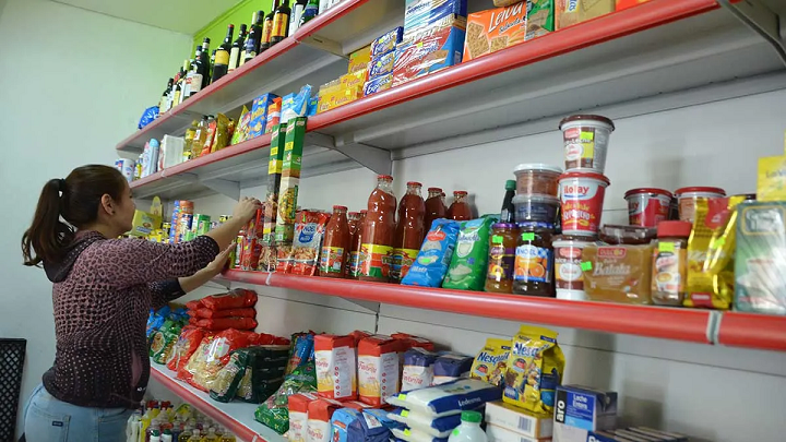 Cayó el consumo de carne, lácteos, frutas y verduras