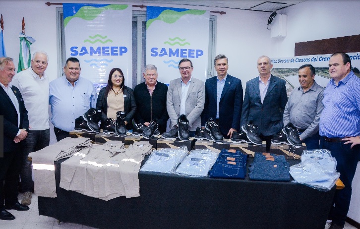 Quedó inaugurado el vacunatorio en Sameep y trabajadores recibieron indumentaria 