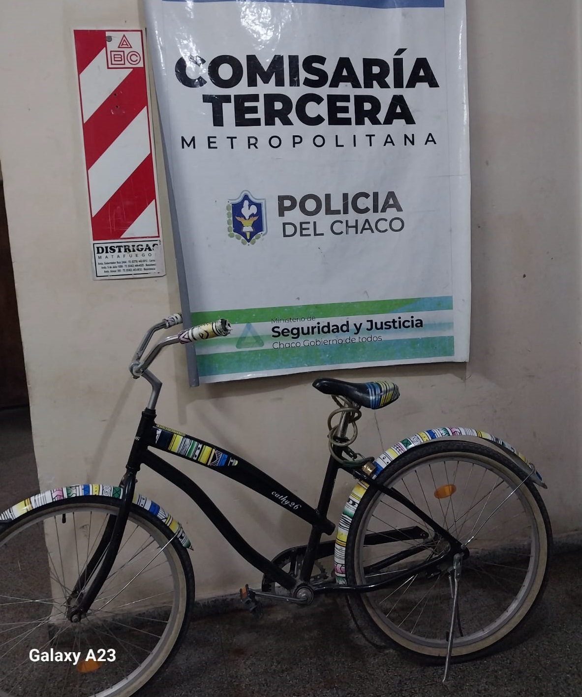  Buscan dueño de bicicleta abandonada