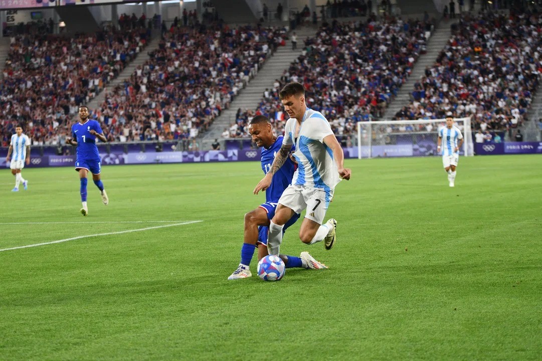 El fútbol perdió con Francia y terminó su participación en los Juegos Olímpicos