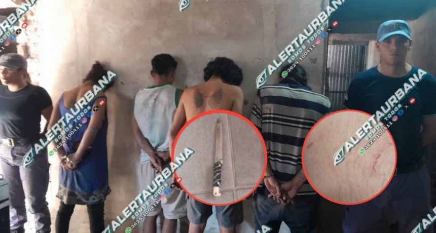 Pelea entre mujeres terminó con ladrillazos a patrulleros y agresiones a policías