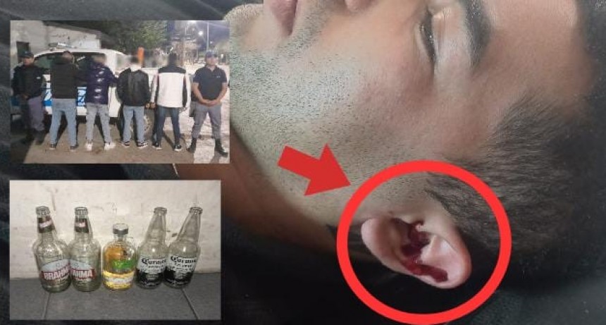 Resistencia: Lesionan de un botellazo a un efectivo policial en una intervención de un evento festivo 