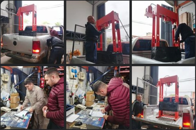 El municipio de Makallé continúa equipando el taller mecánico 