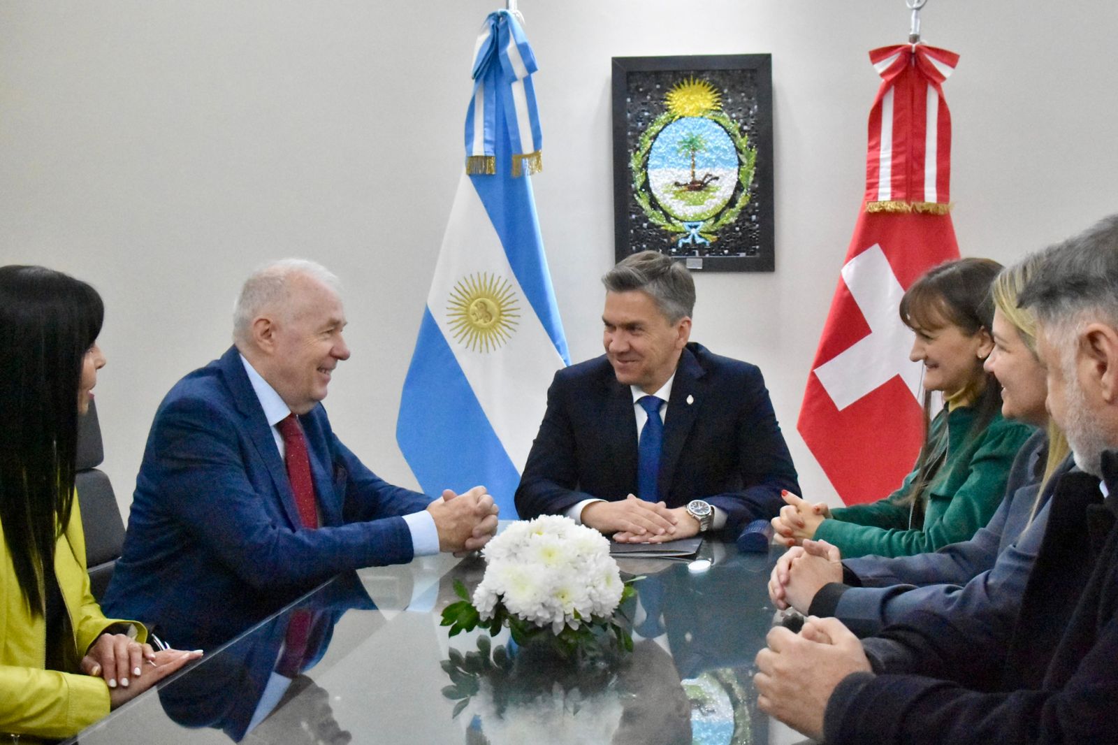 Zdero recibió al embajador de Suiza Hans Ruedi Bortis