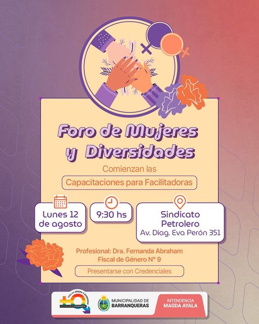 Municipalidad de Barranqueras: capacitación para facilitadoras en el Foro de Mujeres