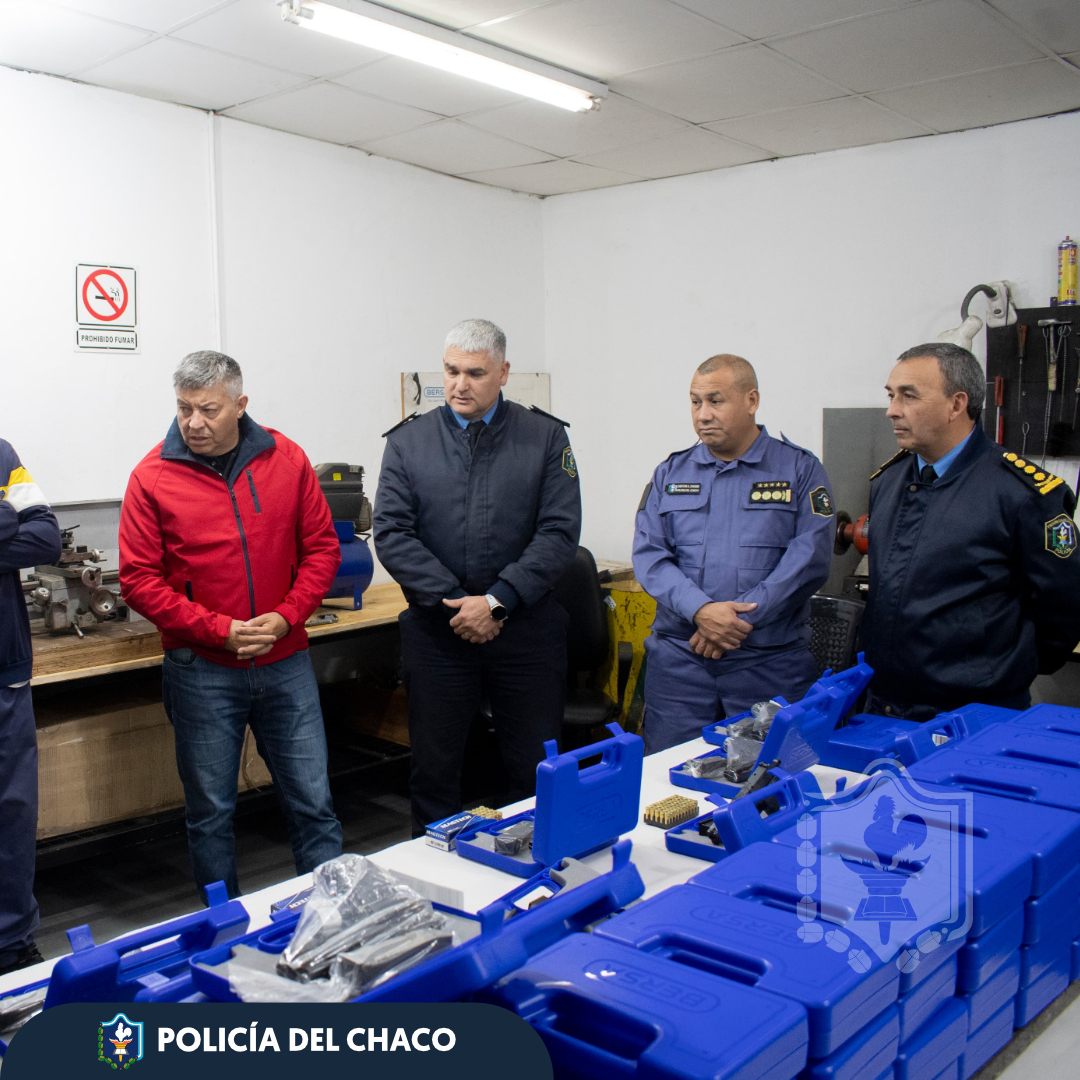 La Policía recibió y registró las armas destinadas a flamantes agentes egresados