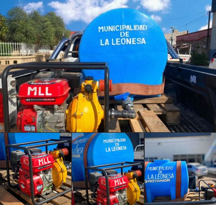 El municipio de La Leonesa adquirió equipamiento contra incendios